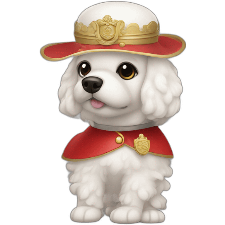 pudle-dressed-as-english-guard emoji