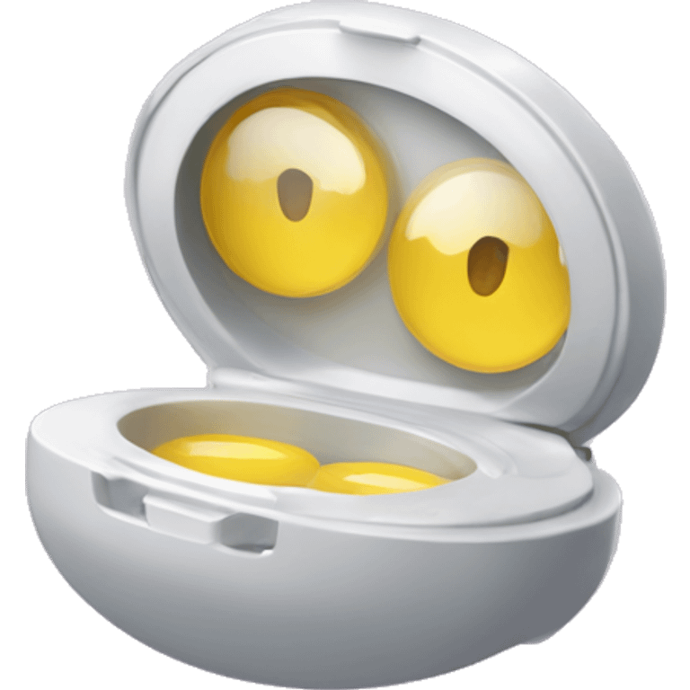 closed screw-top contact lens case emoji