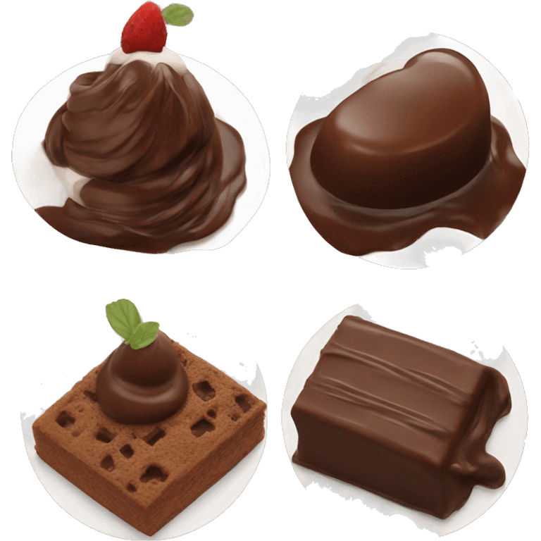 mousse au chocolat emoji