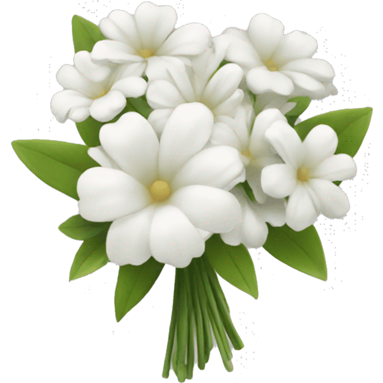 White bouquet emoji