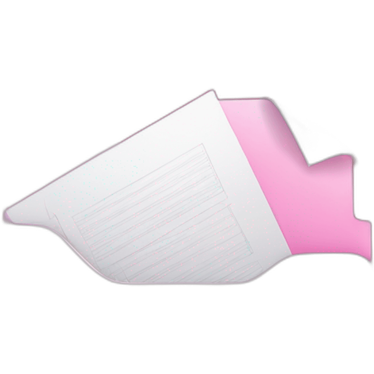 gradient pink shades folder with documents emoji