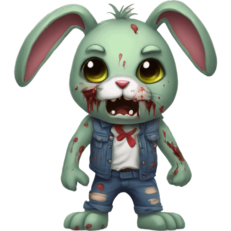 zombie bunny emoji