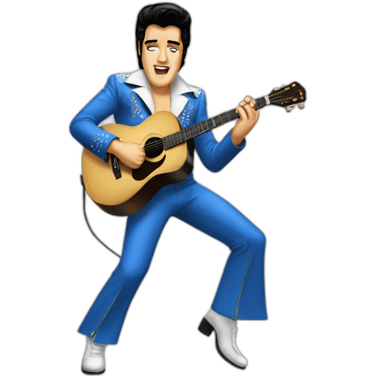 elvis performing emoji