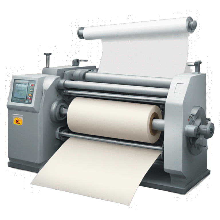 white Paper Roll machine emoji