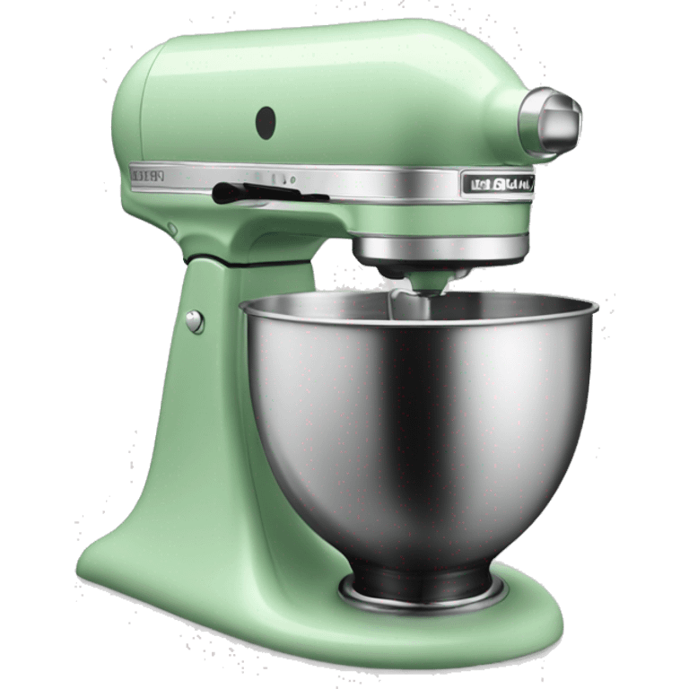 Kitchen aid mixer in pastel green emoji