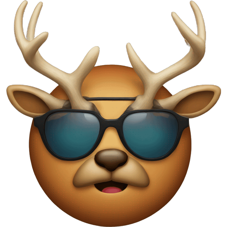 Antlers with Sunglasses emoji