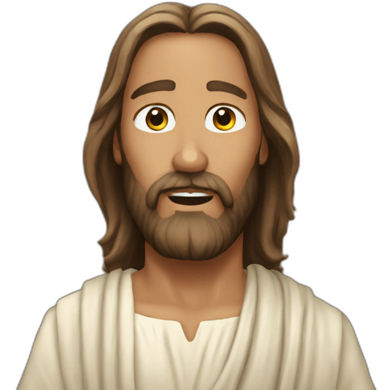 Jesus if he was australian emoji