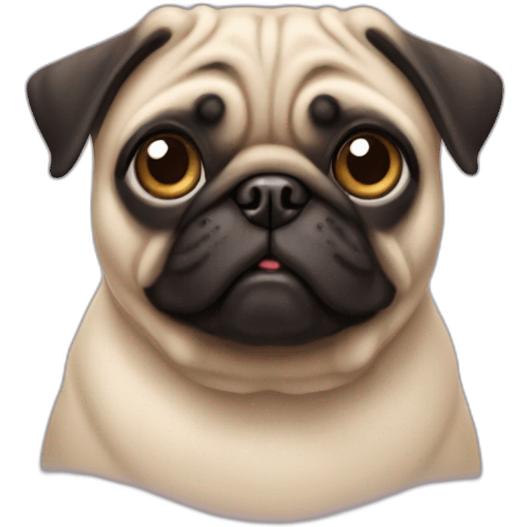 Pug dog emoji