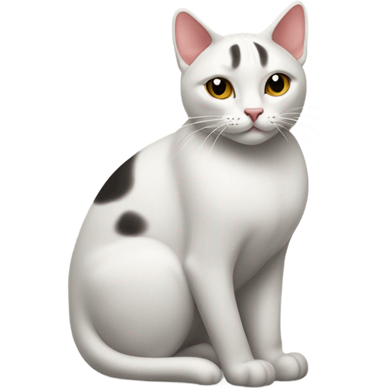 a cat in the style of Chinese cultivation emoji