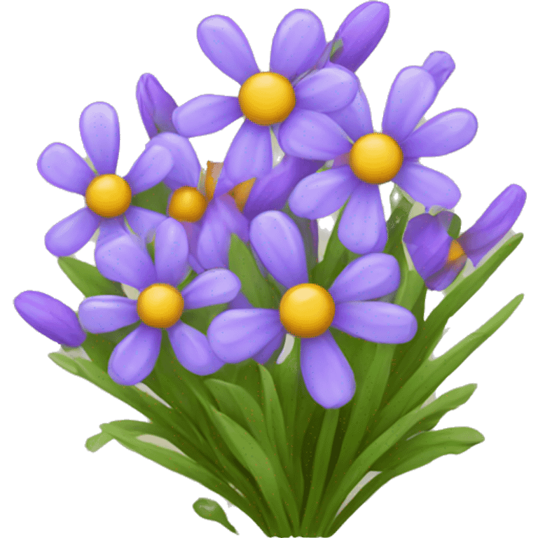 bundle of wildflowers  emoji