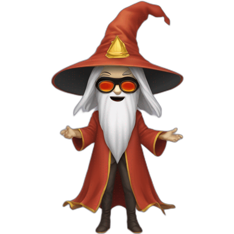 satoshi nakamoto dress like a wizard with a v a for vendeta mask emoji