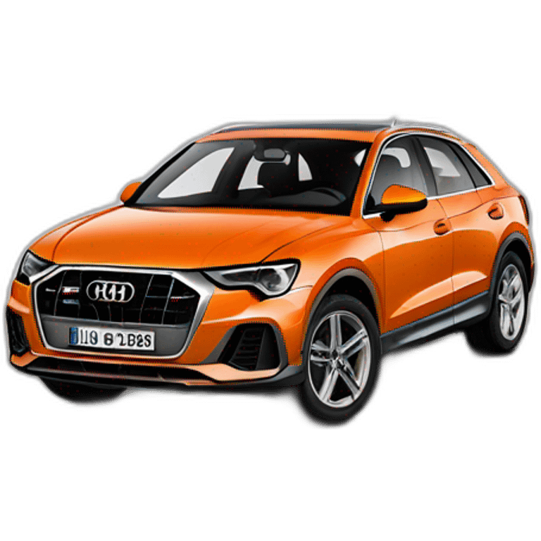 audi q3 pulse orange front emoji