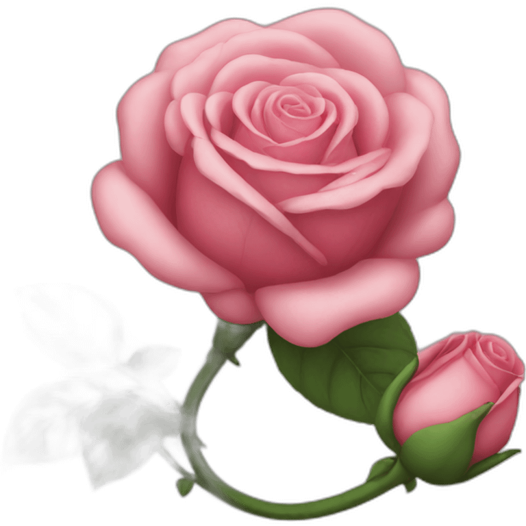 Serpent rose emoji