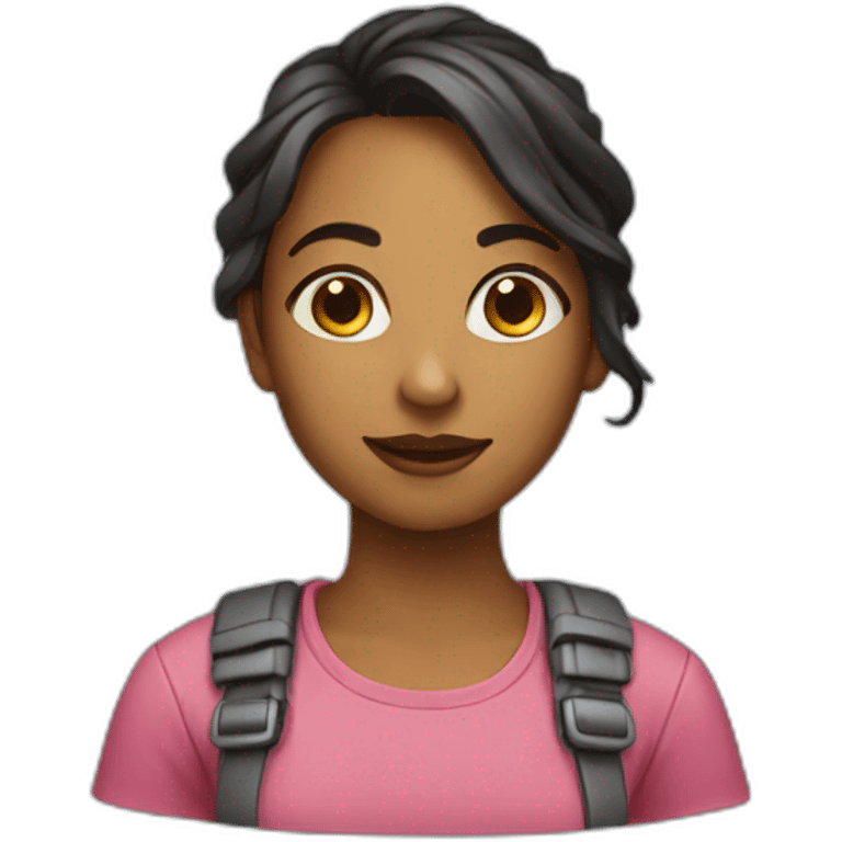 doing coding girl 🧕  emoji