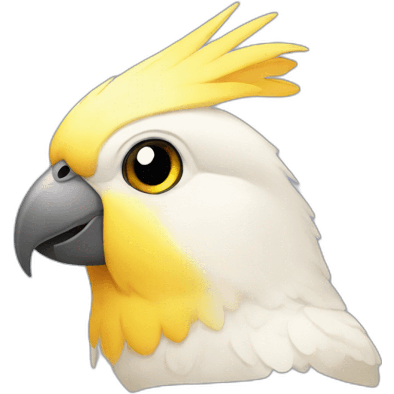 cockatiel-face emoji