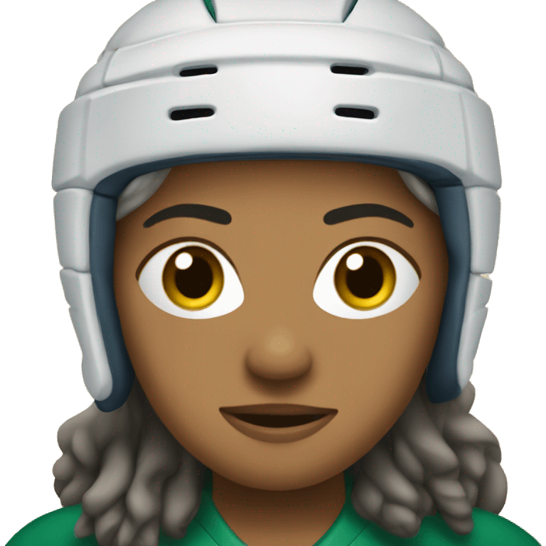 Jugadora hockey emoji