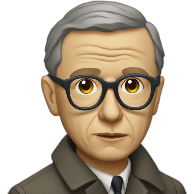 Jean Paul sartre emoji