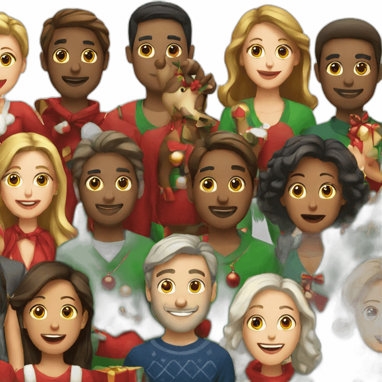 christmas party emoji