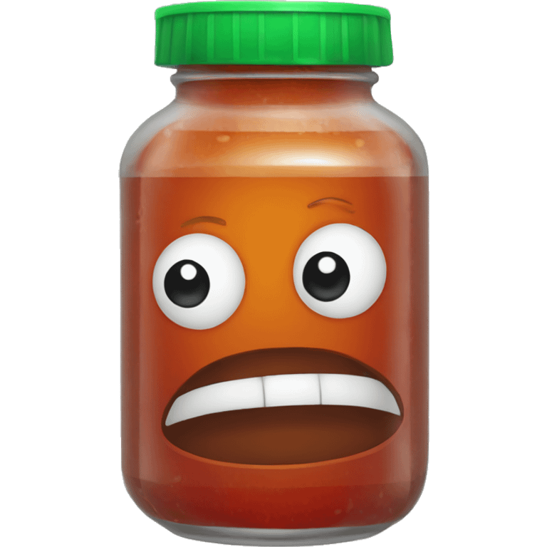 sick siracha jar emoji