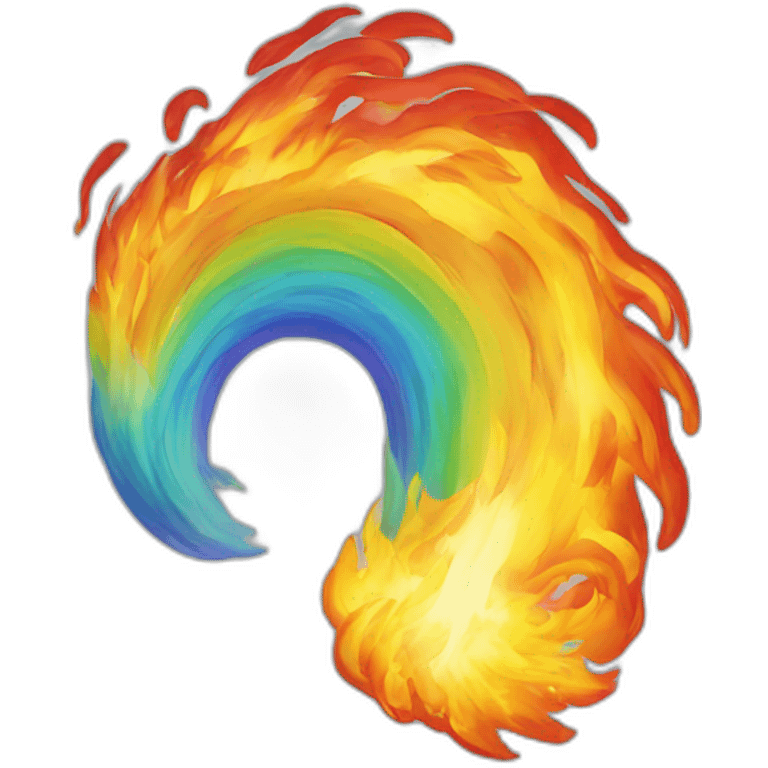 fire rainbow emoji