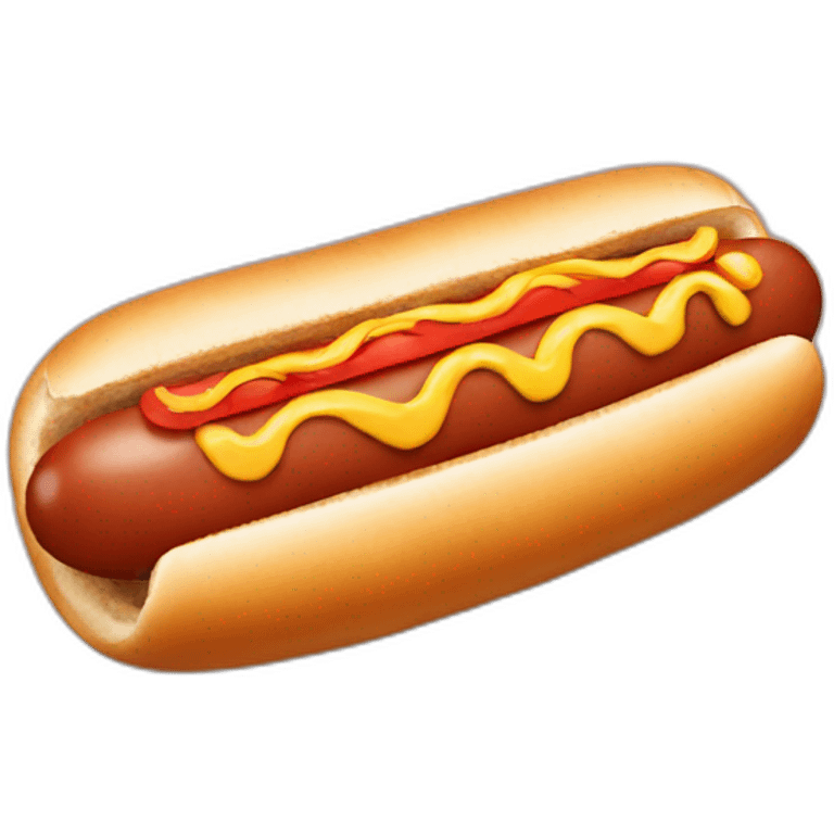 Hotdog dog emoji