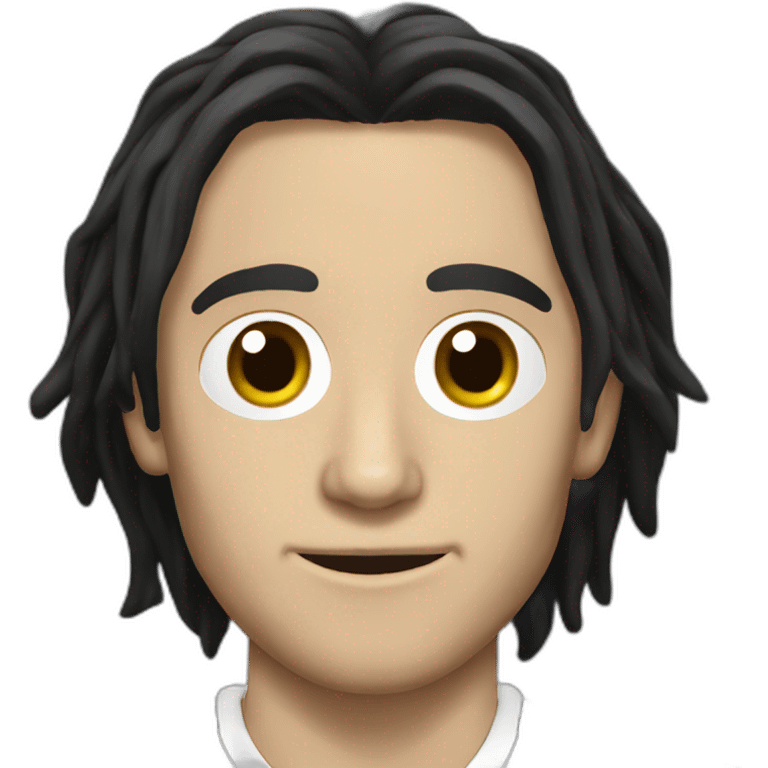 Modric with black hair emoji