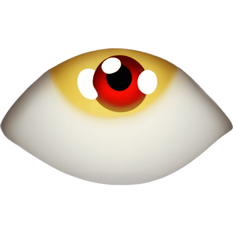 Red eyes emoji