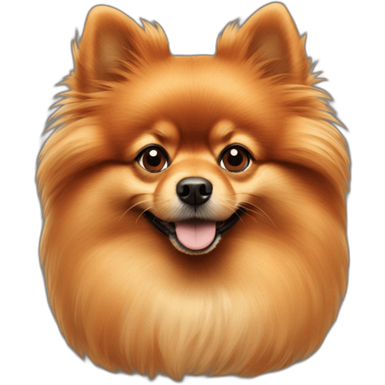 red-haired german pomeranian emoji