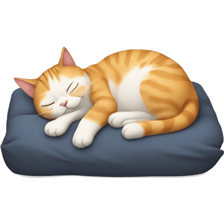 cat sleeping emoji