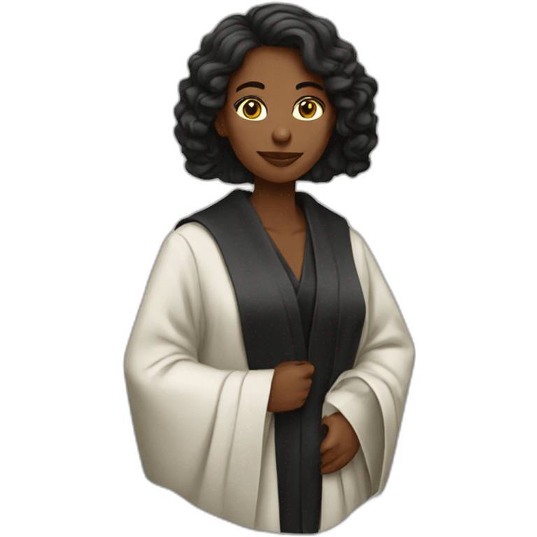 woman lawyer Wearing a robe emoji