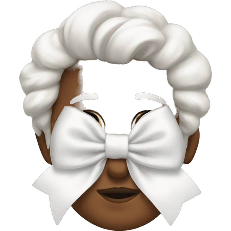 White bows emoji