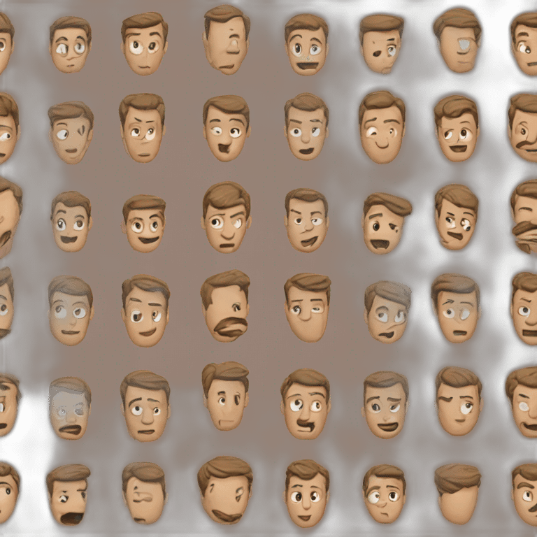 face-men reading emoji