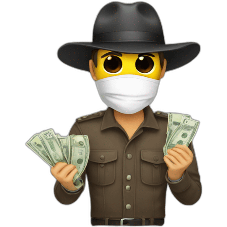 bandit money corruption emoji