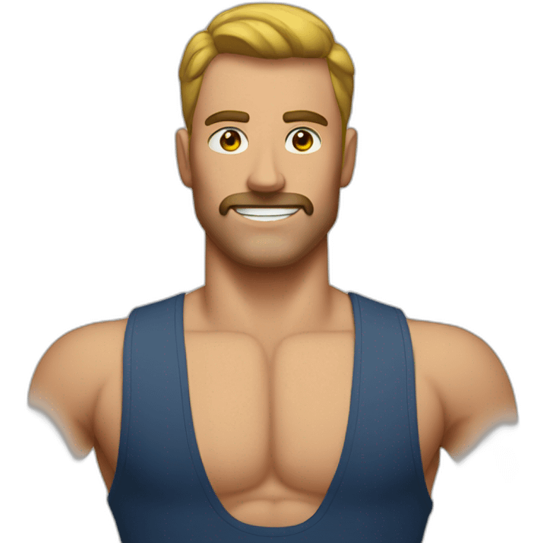 A gym man emoji