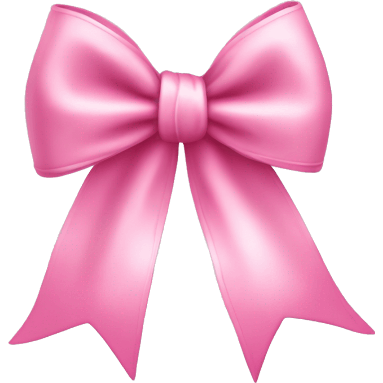 Cute coquette bow pink￼  emoji