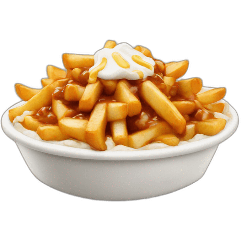 Poutine at Macdonald  emoji