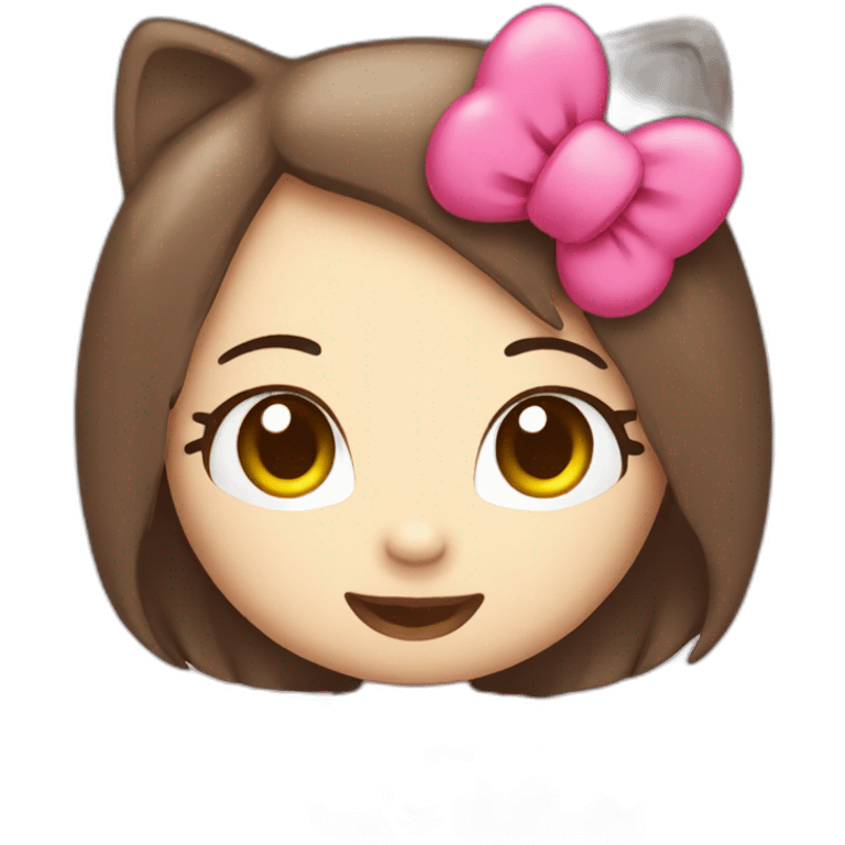 Hello kitty emoji