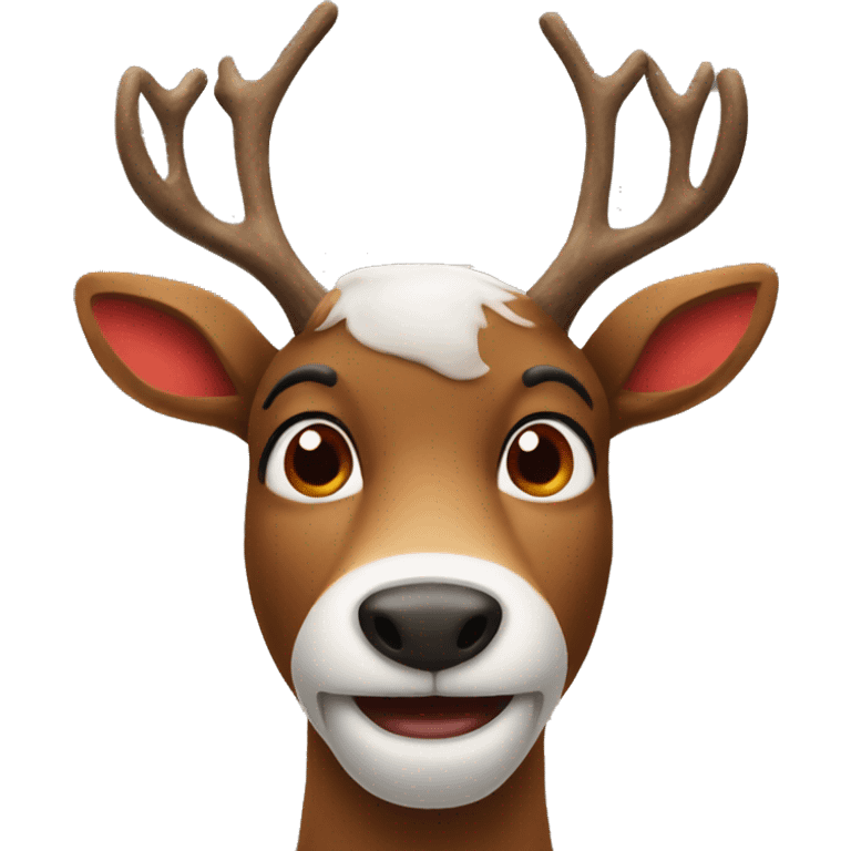 Red Nosed Reindeer emoji