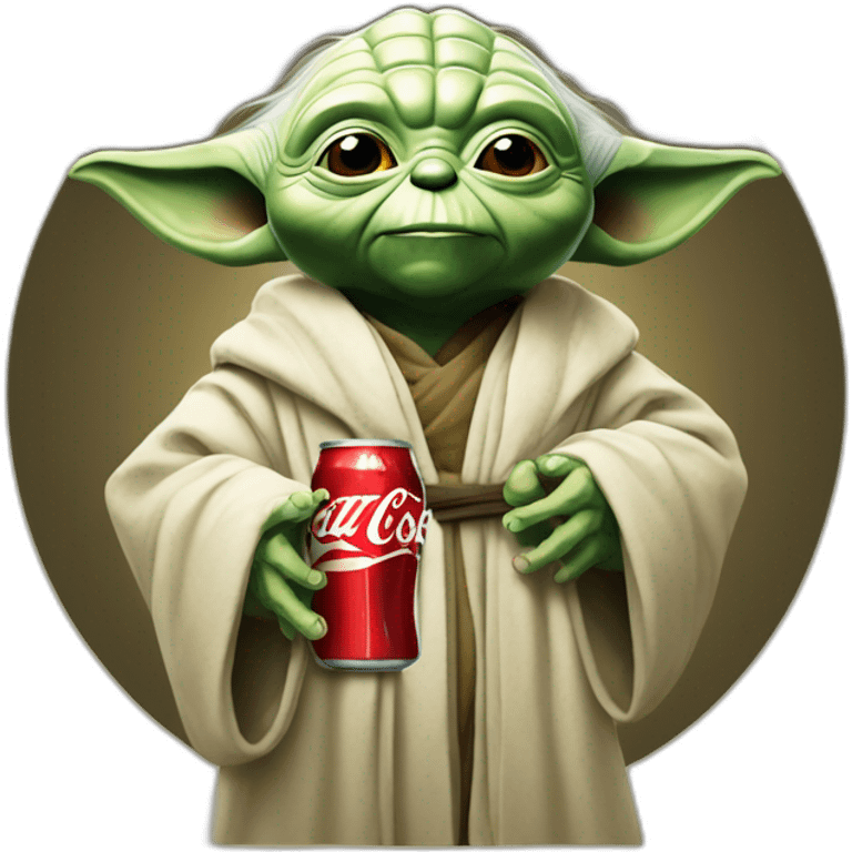 yoda boit coca cola emoji