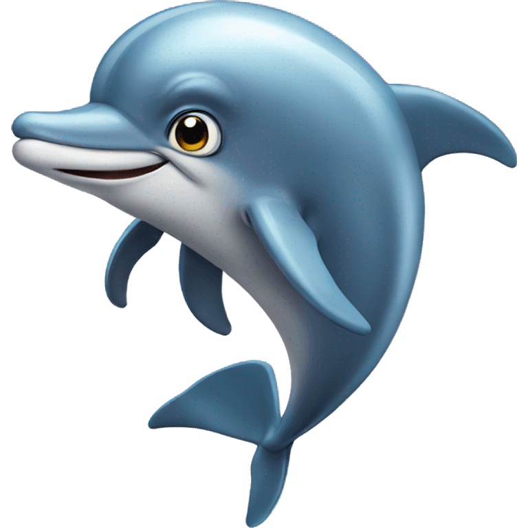 Dolphin with huge eyes  emoji