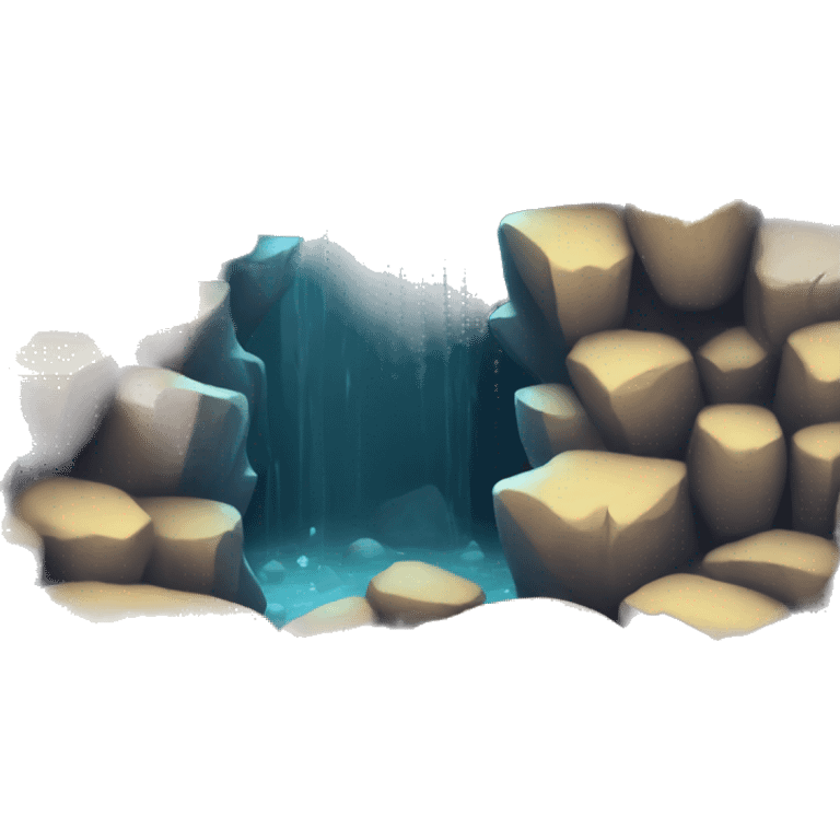 Leaking cavern emoji