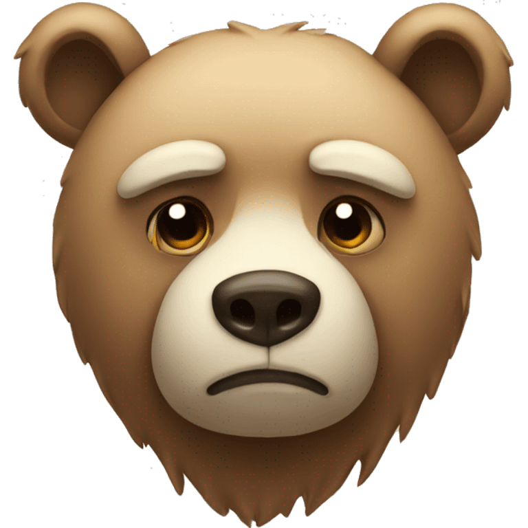 A Sad Bear emoji