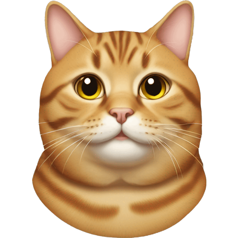 a fat tabby cat emoji