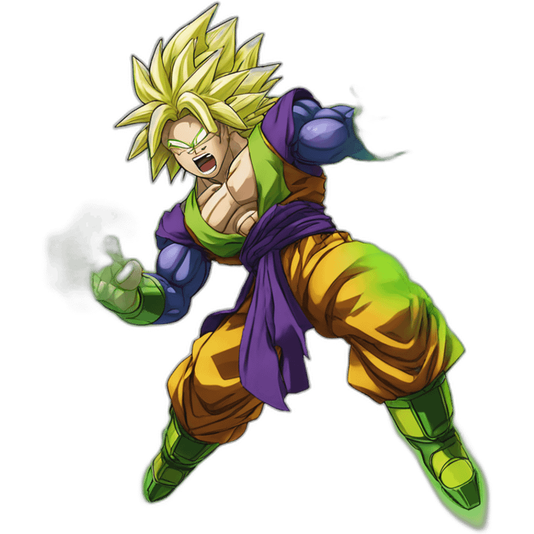 Broly dragonball super sayan emoji