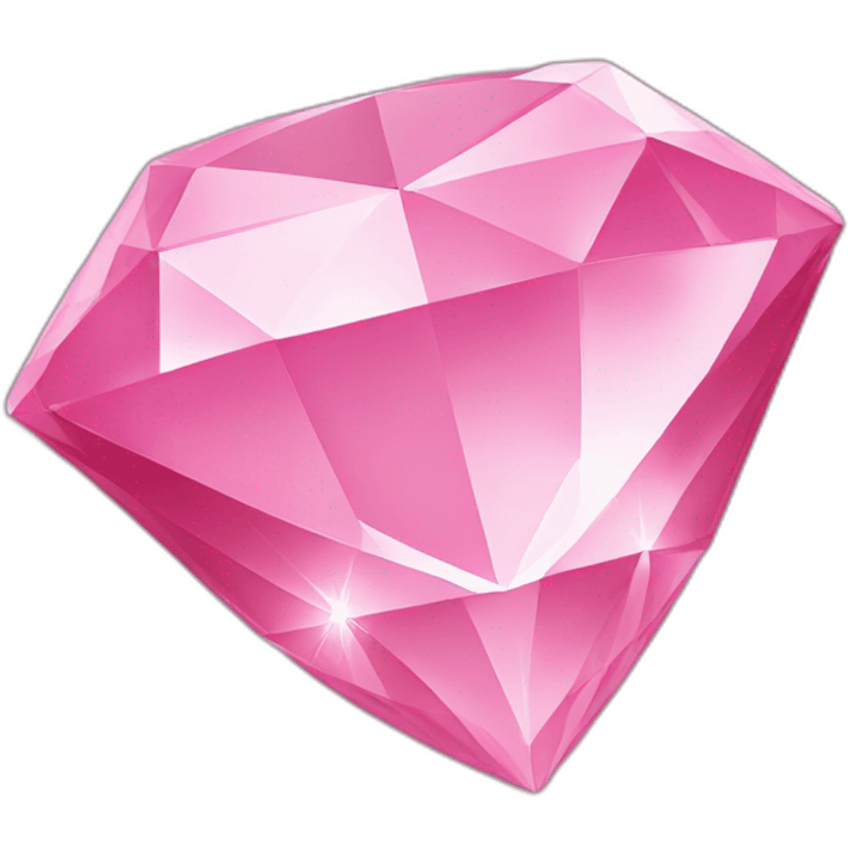 Pink diamond emoji