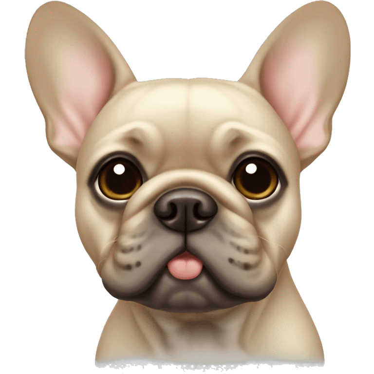 Beige French bulldog  emoji