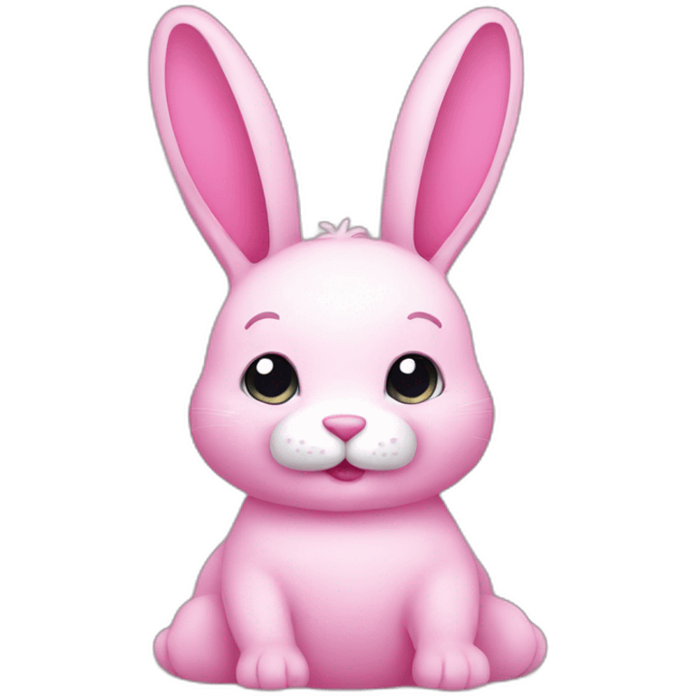 pink rabbit emoji