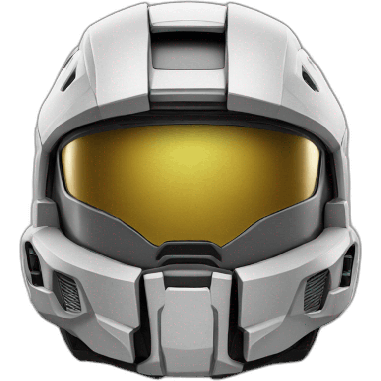 Halo helmet with the words JH emoji