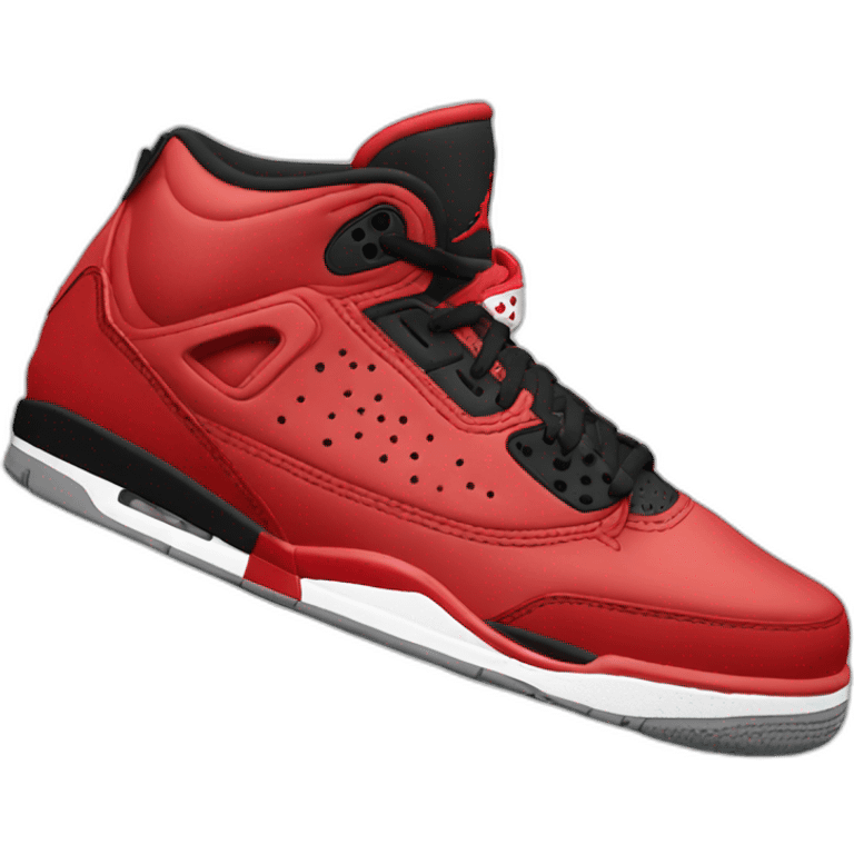 Jordan shoes red  emoji