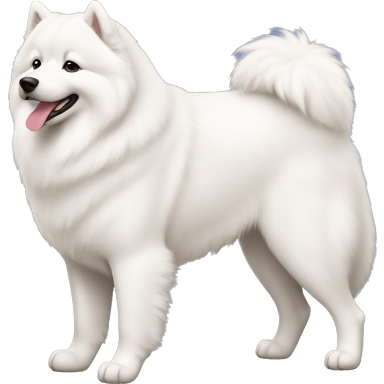 Samoyed full body emoji